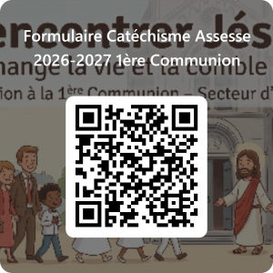 Formulaire Caté 2026-2027 Communion