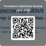 QRCode pour Formulaire Catéchisme_Assesse 2024-2025